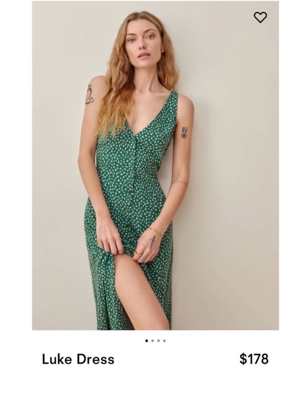 Luke Dress in Annie Green Size 6